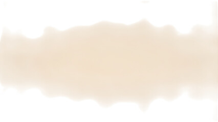 Abstract hand painted watercolor background texture with a vintage brown torn paper border and empty grunge design