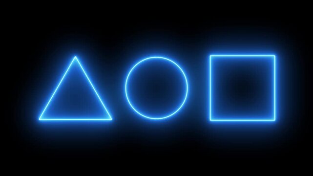 motion design, animated glow shapes