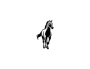 Dynamic Horse Silhouette Logo: A Powerful Symbol of Freedom and Speed for Your Brand