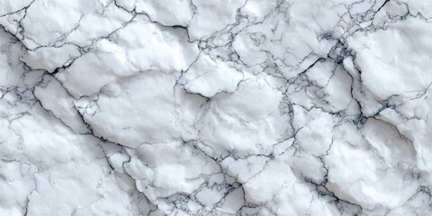 Fototapeta premium Abstract close up of a white marble surface with subtle grey veining and natural texture