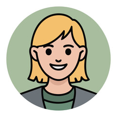 vector illustration of a girl