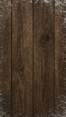 Fototapeta premium Rustic wooden planks with snow mobile wallpaper