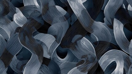 Abstract closeup architectural detail of a textured pile of steel pipes and plates forming an artful pattern