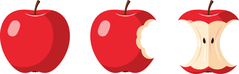 Vector Illustration Set for Waste Sorting and Recycling, Showing Colorful Bins (Organic, Paper, Plastic, Metal, Glass) and Corresponding Waste Piles, Ideal for Environmental Graphics.