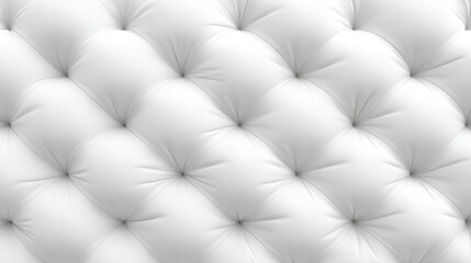 Obraz premium Soft White Padding with Textured Bumps and Quilted Design for Background or Wallpaper in Modern Interior Decoration Projects