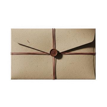 Vintage parcel tied with string and sealed with wax