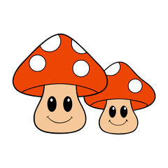 cartoon mushroom cartoon