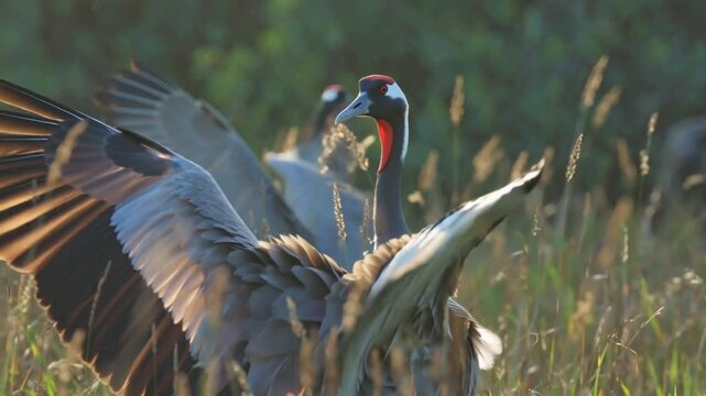 red billed stork