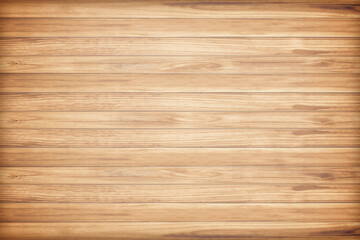 Naklejka premium Old brown wood grain texture background, featuring natural hardwood timber planks on a weathered floor or wall surface