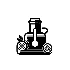 Premium Electric Juicer Machine Vector Illustration
