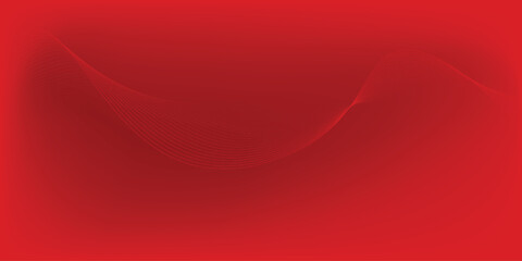 Abstract red gradient background, light and shadow on the backdrop with dimensions, hot tone wall with intense color, horizontal wallpaper. modern.