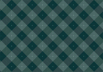 Dark Green Argyle Geometric Seamless Pattern Background