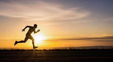 Silhouette of Runner at Sunrise on Beach.jpg