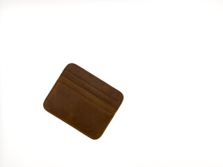 An Empty wallet isolated on white background, wealth concept, money, wallet, cash, finance, purse, payment. High quality photo