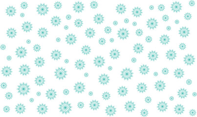 Snowflake Turquoise Christmas Winter Texture