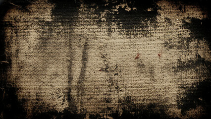 Grunge texture background dark brown and beige distressed overlay