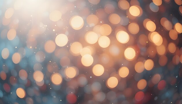 Romantic Valentine’s Day background with shimmering gold bokeh lights creating a warm elegant festive atmosphere - Powered by Adobe