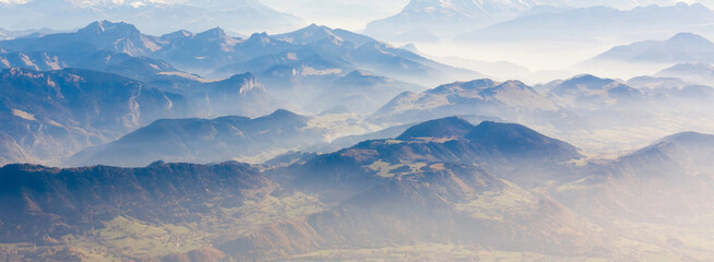 Fototapeta premium panorama of mountains