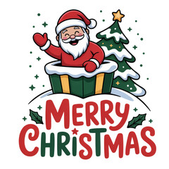 santa claus with gifts