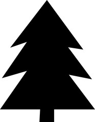 Christmas tree silhouette clipart set .group collection. Black Christmas tree drawing clip art collection for exams season pine tree flat icon decoration vector illustration. isolated on transparent o