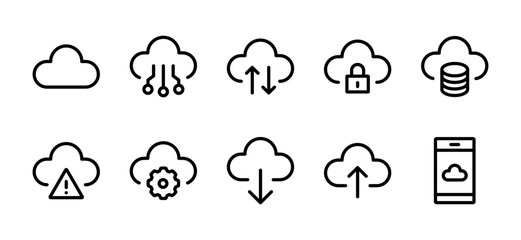 クラウドアイコンセット