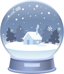 Christmas Snowball vector graphic