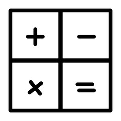 Obraz premium calculator icon