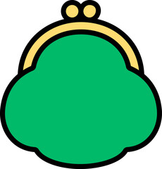 がま口財布のアイコン