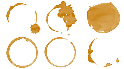 Coffee Mug Print Transparent Background, Beverage Splash, Colorful Design Element, Transparent Stamp.
