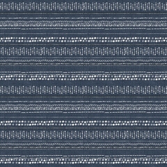 Seamless striped dotted white pattern on grey background.