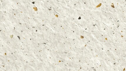 Seamless recycled handmade paper texture with speckled natural inclusions scattered across the surface element sharp ultra-detailed noise-free Shadows