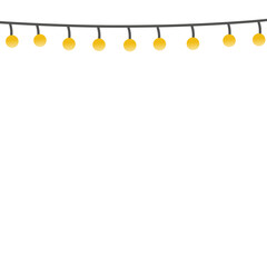 Vector illustration of realistic light bulbs isolated