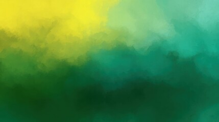 Abstract gradient background transitioning from bright yellow to dark green and black,