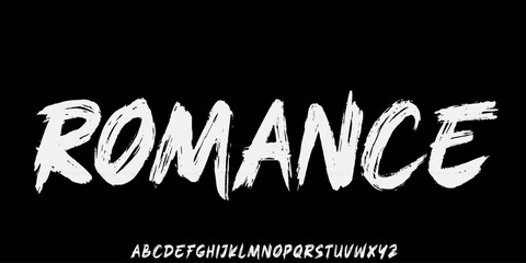 Best Alphabet Painting Paint Brush Beauty Script Logotype Font lettering handwritten