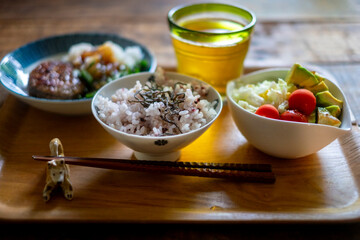 ハンバーグ定食_和食