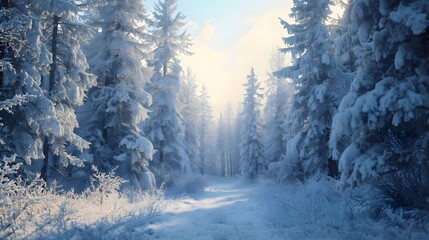 Winter Wonderland Landscape
