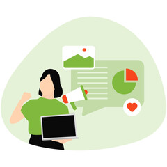 Digital Marketing Illustration