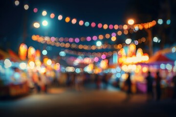 Blurred night market scene (1)