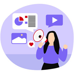 Digital Marketing Illustration