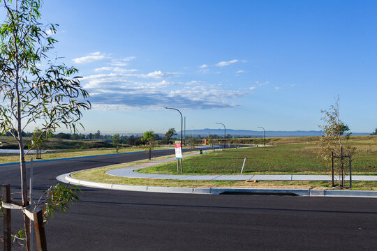 Land sale sold sign on empty lot in housing development &ndash; The Fairways