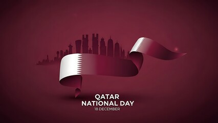 Fototapeta premium Qatar, national day, qatar national day, 18 december