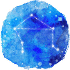 별자리 일러스트