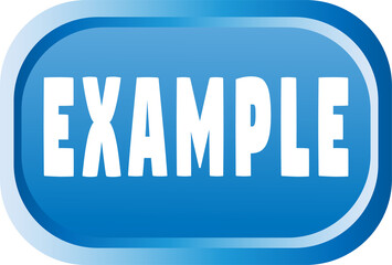 Example of a blue gradient button illustration