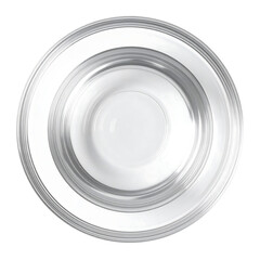 Empty Glass Bowl from Above