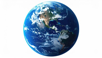 Earth centered on North America