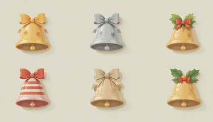 set of christmas icons