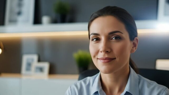 Confident business leader sharing expert insights in modern office setting, presenting growth strategy and inspiring leadership through example