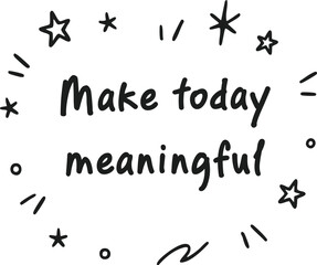 Handwritten motivation note