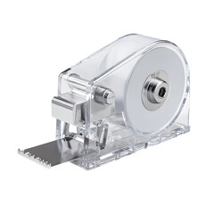 Modern Clear Plastic Tape Dispenser for Office Supplies Organization