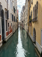 Narrow canal in venice